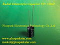 100uF 35V Capacitor,Radial Electrolytic