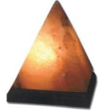 Pyramide salt lamp