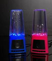 Led Fountain Speaker Surpport SD Card