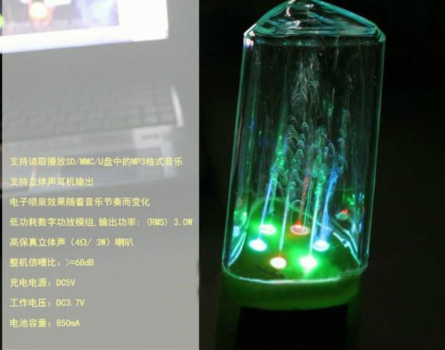 Led Fountain Speaker Surpport SD Card 5