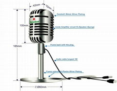 Brand Gift Microphone Speaker, Quality Microphone Speaker