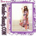 Decorative pattern bohemia long dress 2