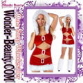 2012 Sexy christmas costume for lady 5