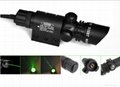 Green Laser Dot Sight Scope 2 Switches Mount Rail Hunting Air Rifle Gun Box Set