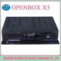 2013 hot selling original factory dvb-s2 openbox x5 hd  2
