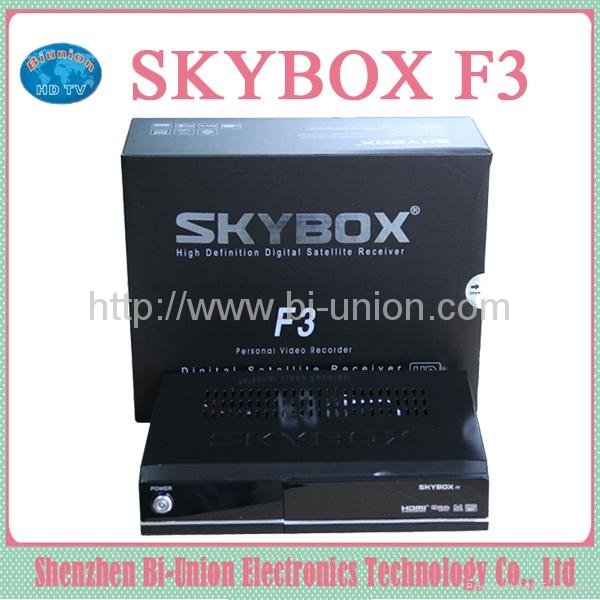 Newest HD Receiver Skybox F3 HD With USB WIFI FULL 1080P HD For UK 3