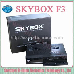 2013 Newest Original digital satellite receiver cccam skybox f3 /sky box f3