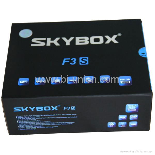 2013 new arrival full 1080p cardsharing gprs receiver skybox f3s