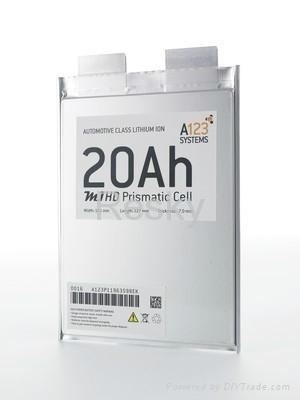 A123 LiFePO4 20Ah battery cell