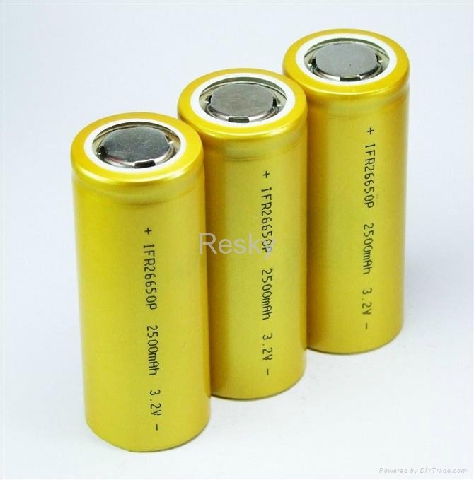 26650 2500mAh power battery cell for e-motorcycle 5C discharge