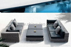 Outdoor rattan sectional Sofa Sets Garden Furniture RY1879