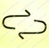 Steel s hook with black coated for
