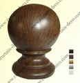 resin curtain rod finial