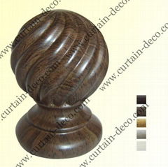 2012 New design curtain pole finial