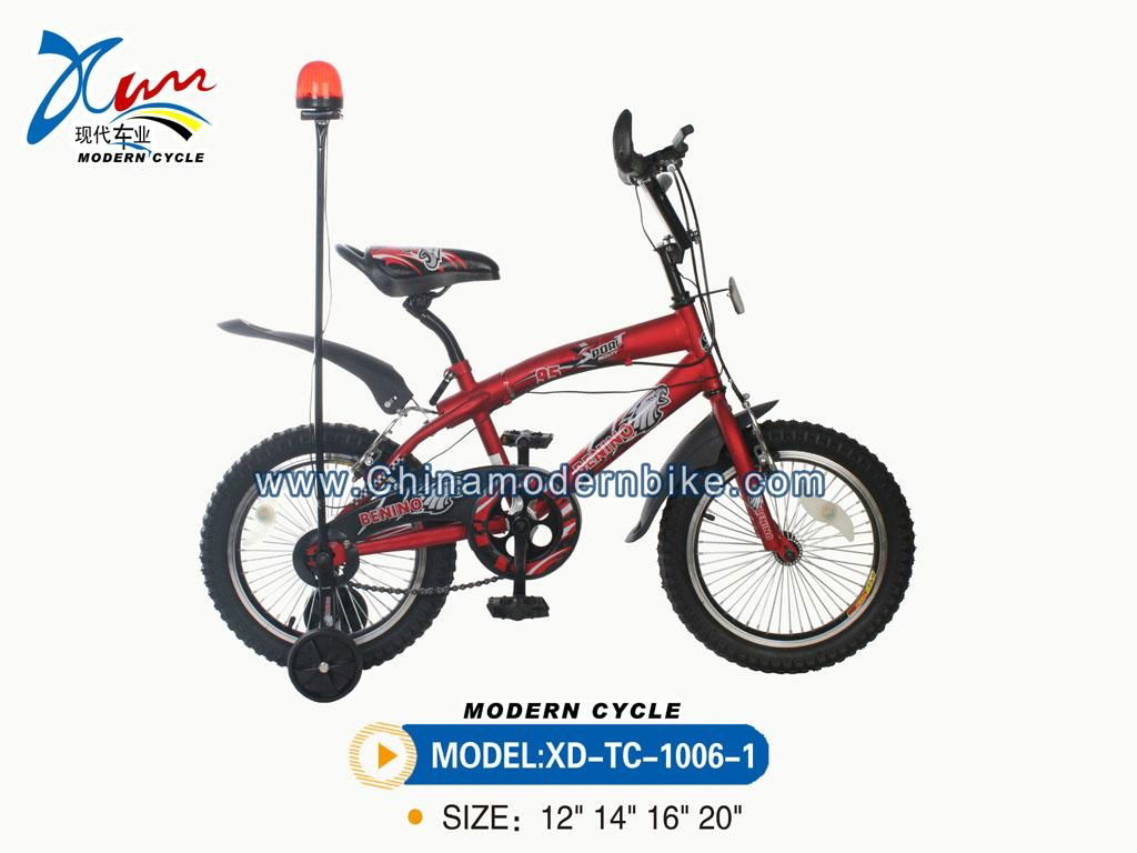 BMX bike with warning lamp 3