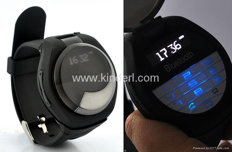 Bluetooth wristwatch with caller ID display and dial keypad  5