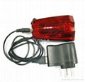 Rechargeable led tail light for bike  1