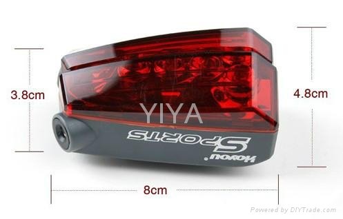 Rechargeable led tail light for bike  2