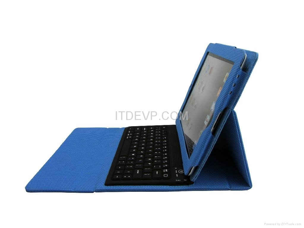 IK-108 iPad2/3 Basketball surface bluetooth keyboard case 2