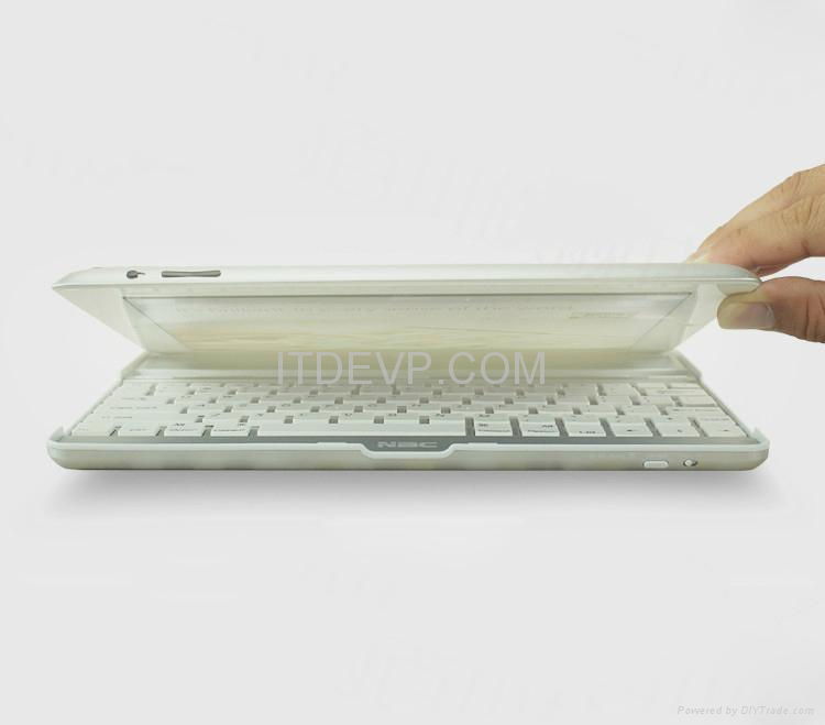IK-104 iPad2/3 Aluminium bluetooth Keyboard case 3
