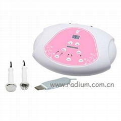 Ultrasonic&skin scrubber beauty machine