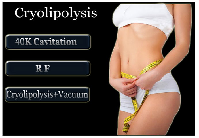 Cryolipolysis & cavitation & RF Fat Reduction Equipment  3