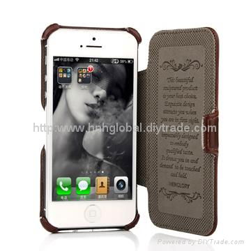 PU Case for iPhone 5 2