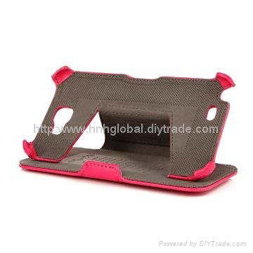 Leather Case for Samsung Galaxy Note 2 4