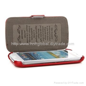 Leather Case for Samsung Galaxy S3/i9300 3