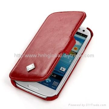 Leather Case for Samsung Galaxy S3/i9300 5