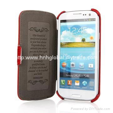Leather PU Case for Samsung Galaxy S4/i9500 3