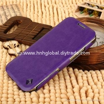 Leather Mobile Phone Case for Samsung Galaxy S4 2