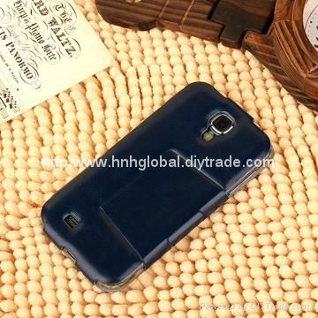 Leather Mobile Phone Case for Samsung Galaxy S4 4