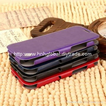 Leather Mobile Phone Case for Samsung Galaxy S4 5