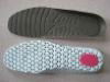 Breathable EVA sport shoe insole with holes Language Option  French 