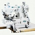 Pneumatic Auto Trimmer Interlock Sewing Machine