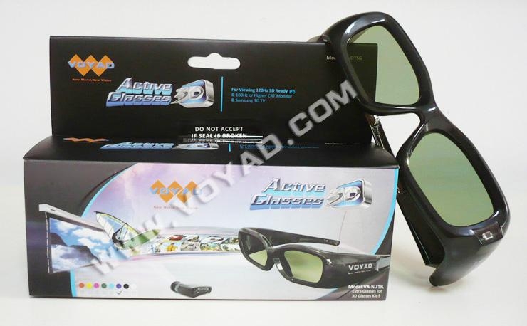 3D shutter glasses kits for ATI 3D PC(glasses+IR emiter)  2
