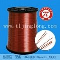 Stable quality aluminum enameled wire