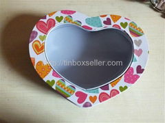 heart shaped tins