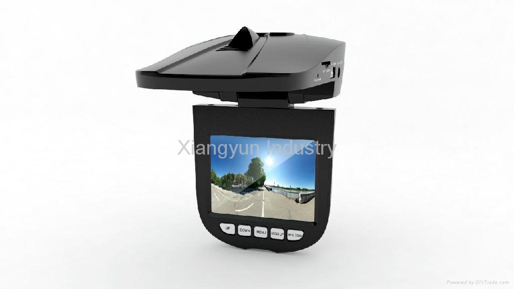 dvr camera car black box dash cam with 220 degree view angle lens 2