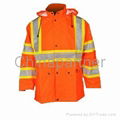 High visibility jacket hi vis garment safety apparel 1