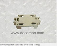 CR2032 Button Cell Holder (BS-6 Nickel Plating) 