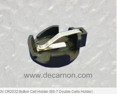 CR2032 Button Cell Holder (BS-7 Double Cells Holder) 