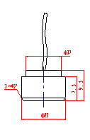 ultrasonic sensor for flow meter transducer 3