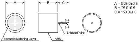 125Khz long range sensor ultrasonic for position 2