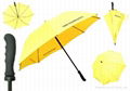 Yellow windproof golf umbrella 1