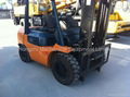 USED TOYOTA LIFTING MACHINE  DIESEL FORKLIFT 3T OF JAPAN ORIGIN 3