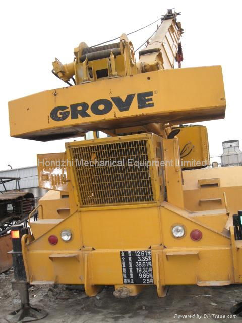 used rough terrain  crane GROVE50T for sale  3