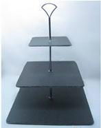 slate cake stand