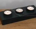 slate candle holder